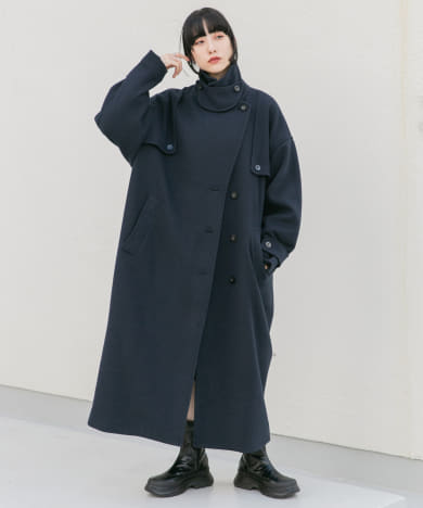 『2サイズ展開』コクーンロングコート