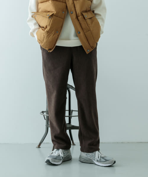 裏フリース ボンディングコーデュロイパンツ