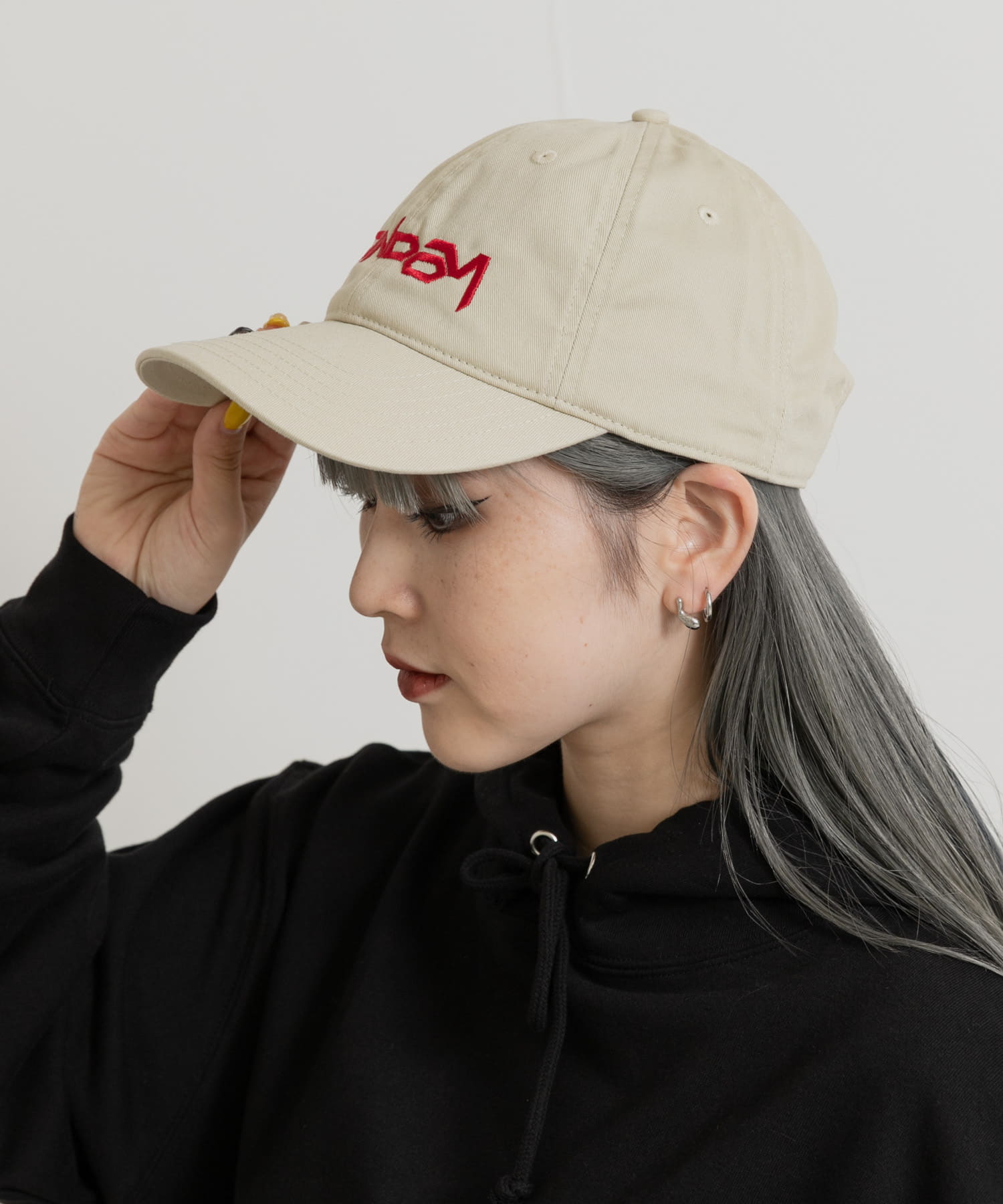 77circa fandom embroidery cap[cc24aw-62-T43]｜URBAN RESEARCH