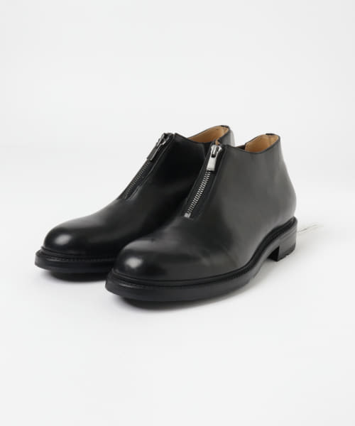 semoh　New Zipper Leather Shoes
