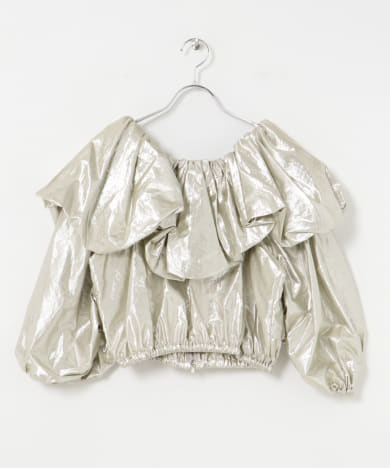 CURRENTAGE　SILVER BLOUSE
