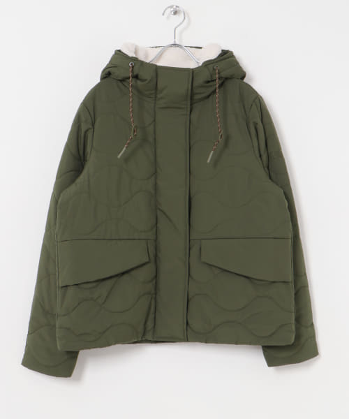 AIGLE　撥水 インサレーションフーデッドジャケット
