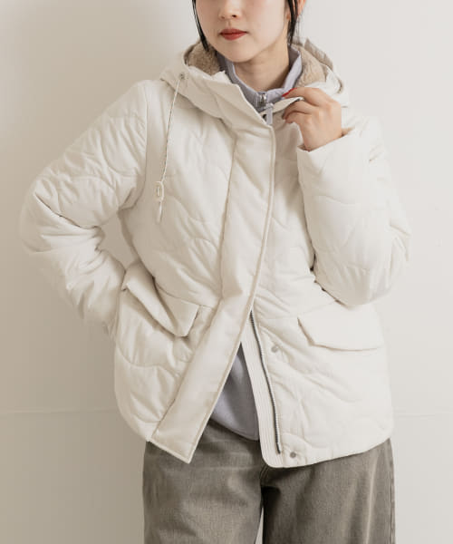 AIGLE　撥水 インサレーションフーデッドジャケット