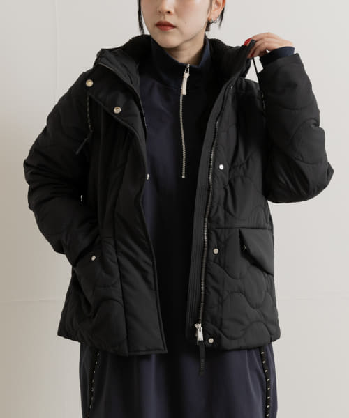 AIGLE　撥水 インサレーションフーデッドジャケット