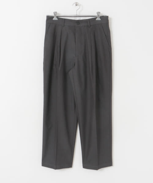 STILL BY HAND　Deep tuck pressed pants