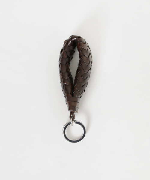 LEMAIRE　CHEVRON LEATHER KEY RING