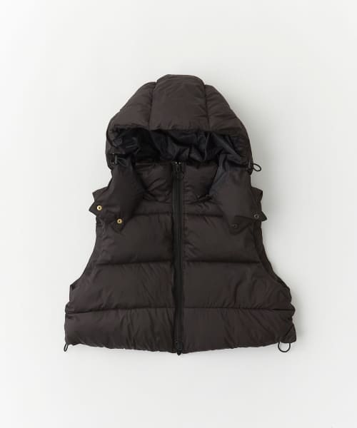 unfil×WILD THINGS　cropped hoodie vest