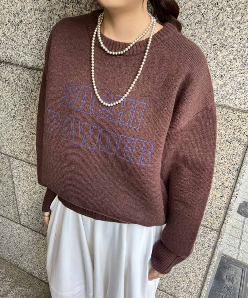 SACHIPOWDERリバーシブルニット
