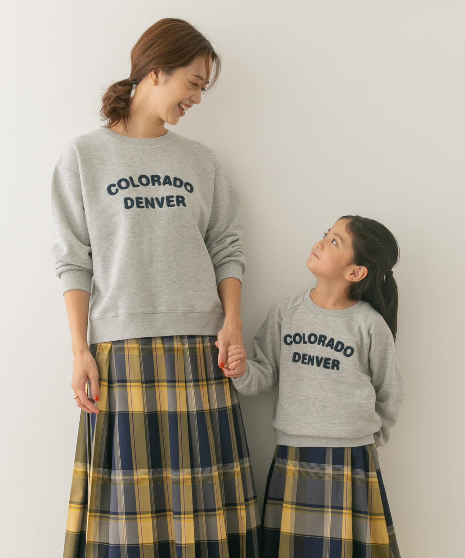 親子リンク』パイル刺繍ロゴスウェット(KIDS)[DR47-31B374