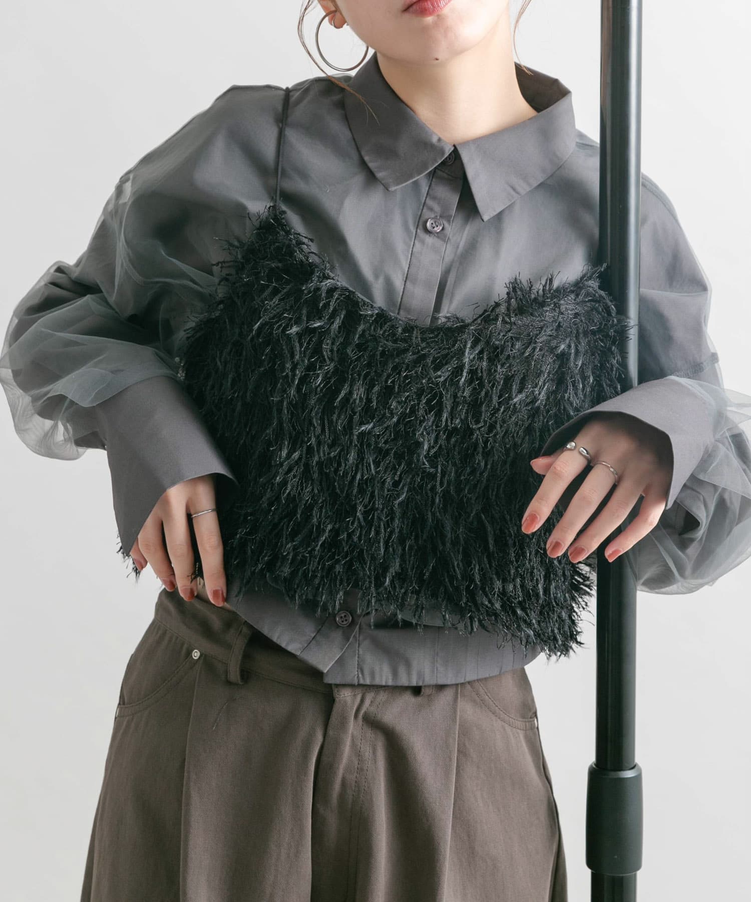 ギャザービスチェ ビスチェ レディース ベアトップ 送料無料・(100)メール便可 | LADIES ALL ITEM | | antiqua公式サイト