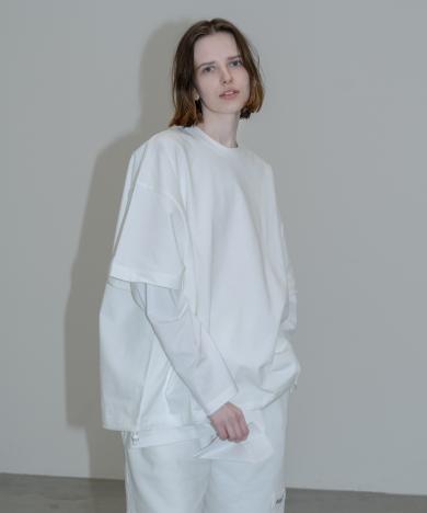 dDdDdDd　BIG DRAWSTRING SHORT-SLEEVE T-SHIRTS