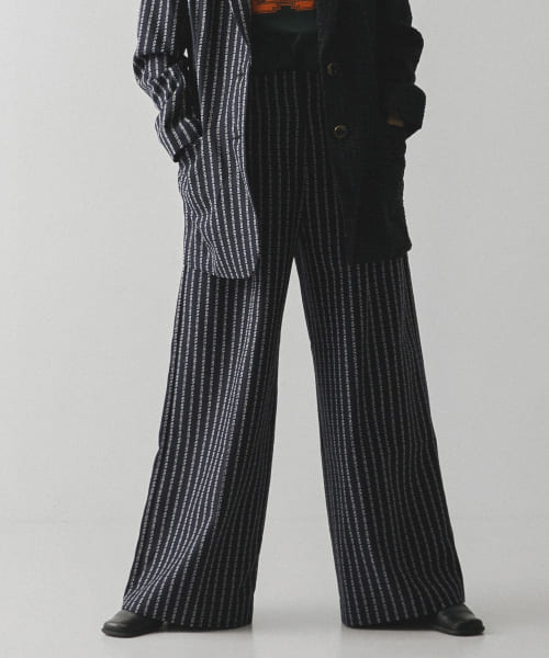 THE FLATS　LOGOSTRIPE PANTS