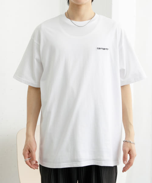 carhartt　SHORT-SLEEVE SCRIPT EMBROIDERY T-SHIRTS