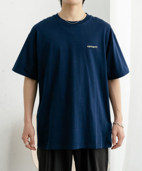 carhartt　SHORT-SLEEVE SCRIPT EMBROIDERY T-SHIRTS
