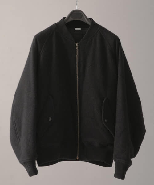 A PRESSE　Cashmere Light Flannel Padding Jacket