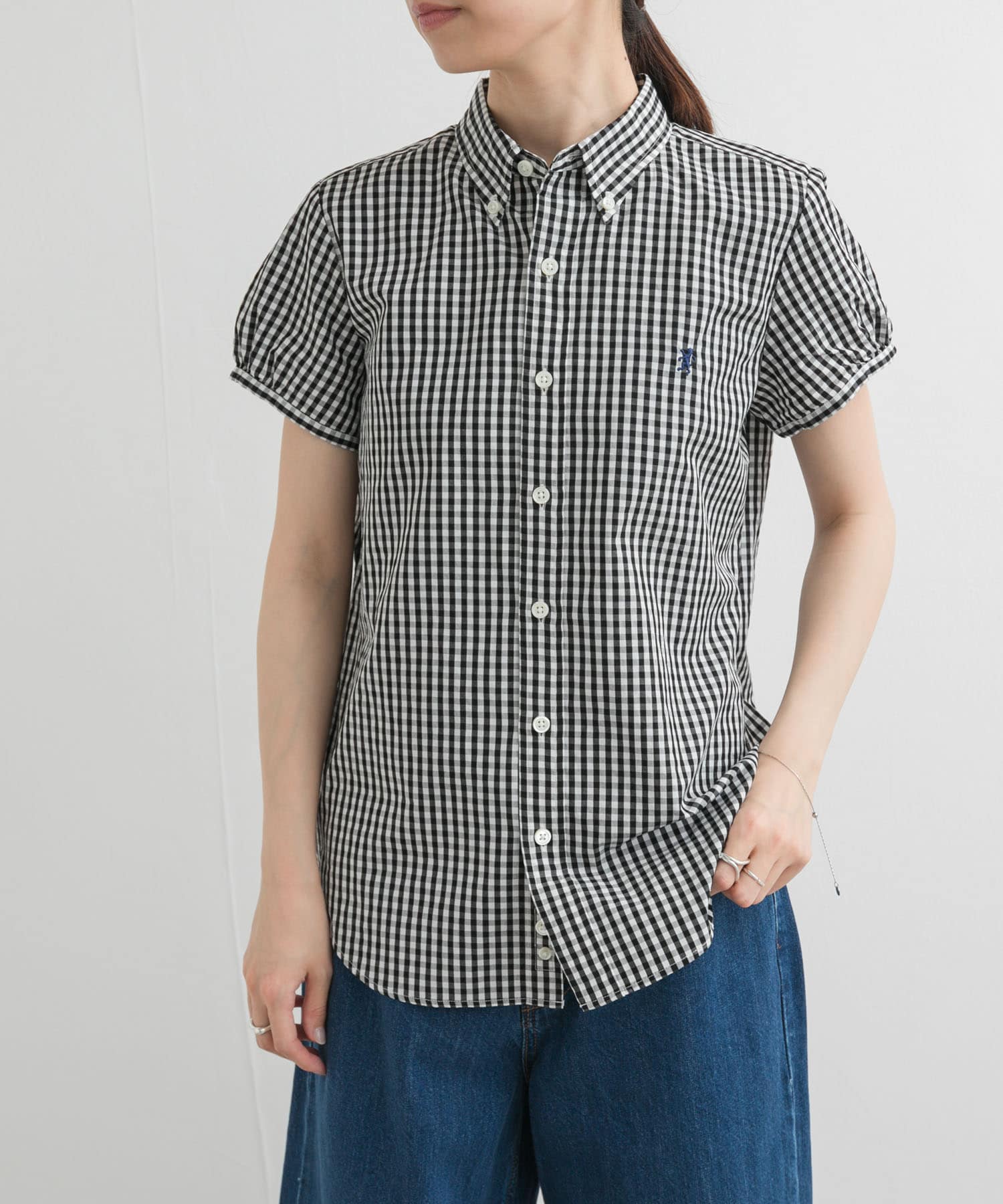 GYMPHLEX FRENCH SLEEVE SHIRTS[DWA5-GY-B0242MG]｜URBAN