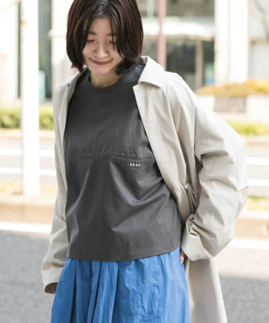 スプリットドルマンカットソー
