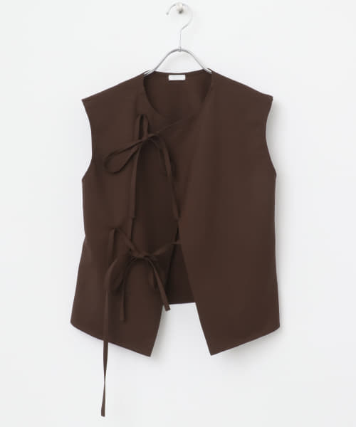 SEEALL　RIBBON BACK TOP