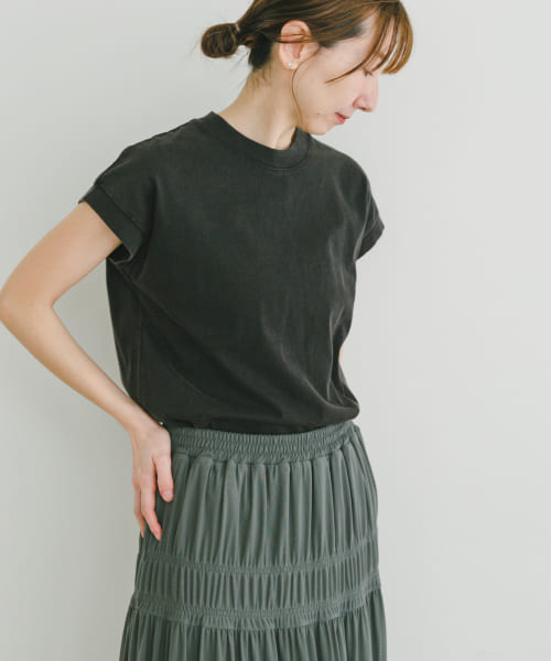 ピグメントフレンチTシャツ