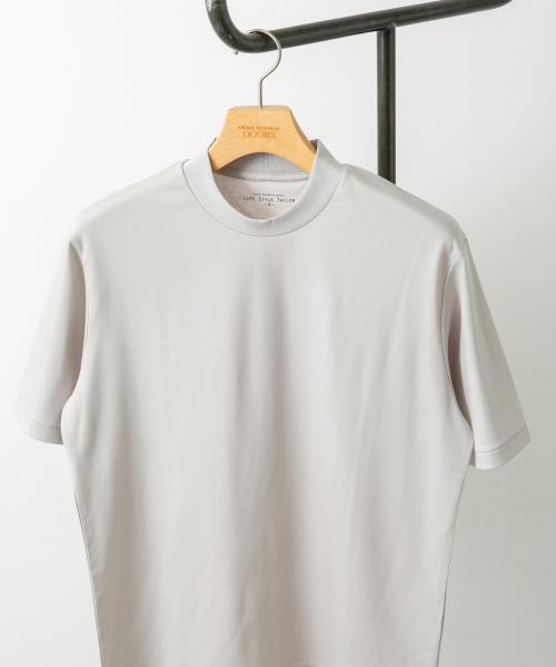 『抗菌/防臭』LIFE STYLE TAILOR　シルケットポンチストレッチTシャツ
