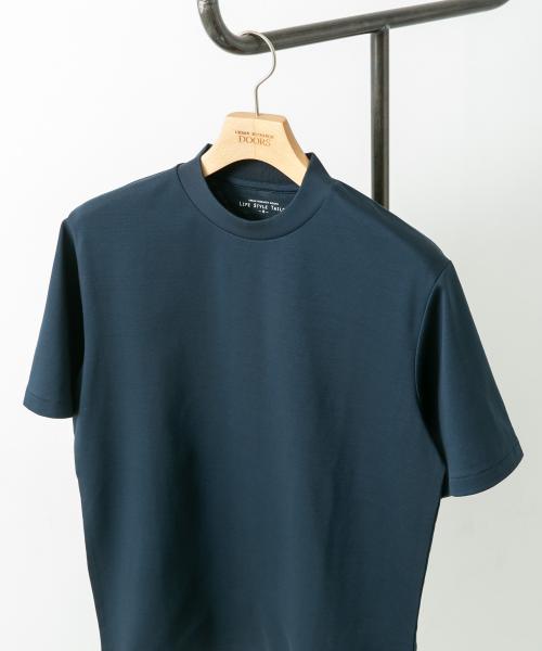 『抗菌/防臭』LIFE STYLE TAILOR　シルケットポンチストレッチTシャツ