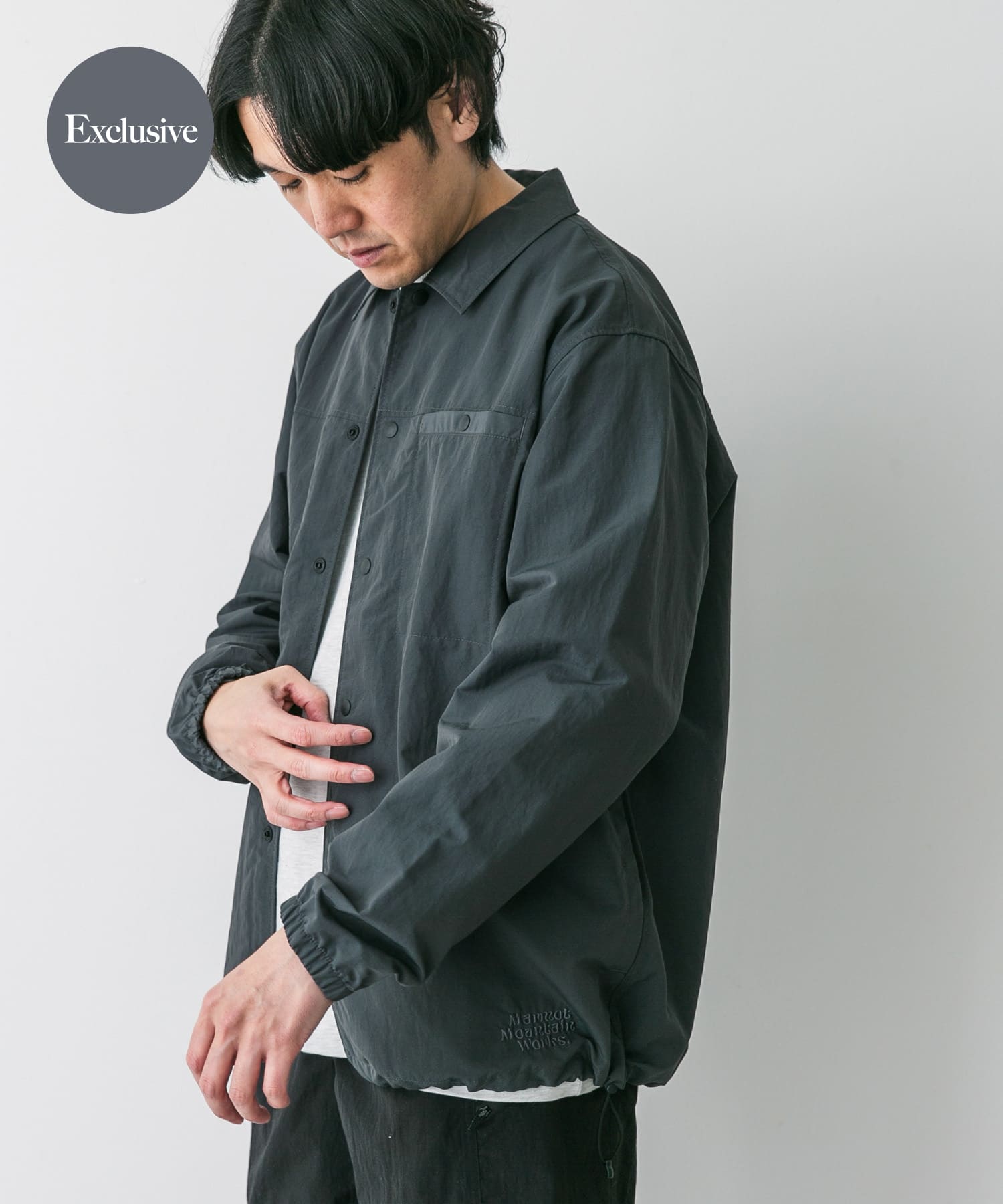 別注』Marmot×DOORS Coach Shirts Jackets[DMA4-MJK341DR 別注』Marmot×DOORS Coach Shirts Jackets[DMA4-MJK341DR