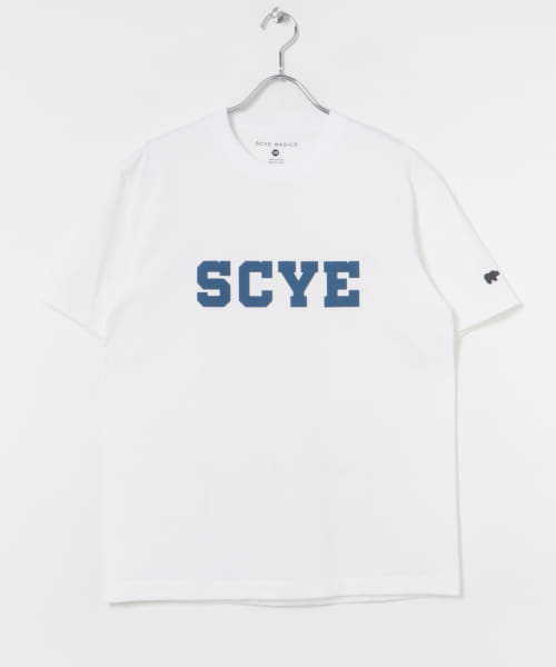 Scye　College Logo T-Shirts