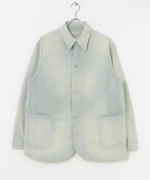 A PRESSE　Indigo Pin Check Coverall
