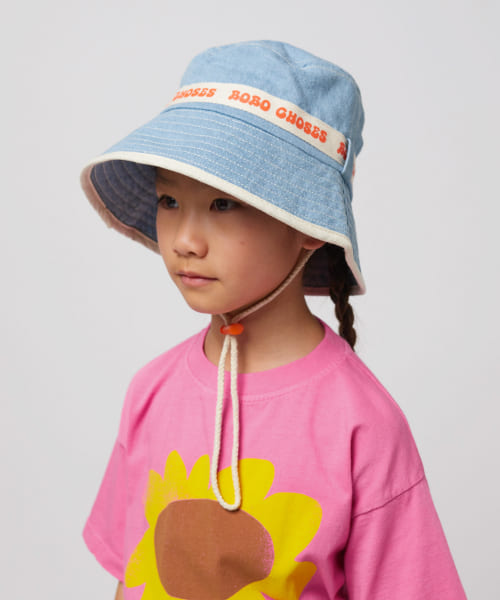 BOBO CHOSES　light denim bucket Hat(KIDS)