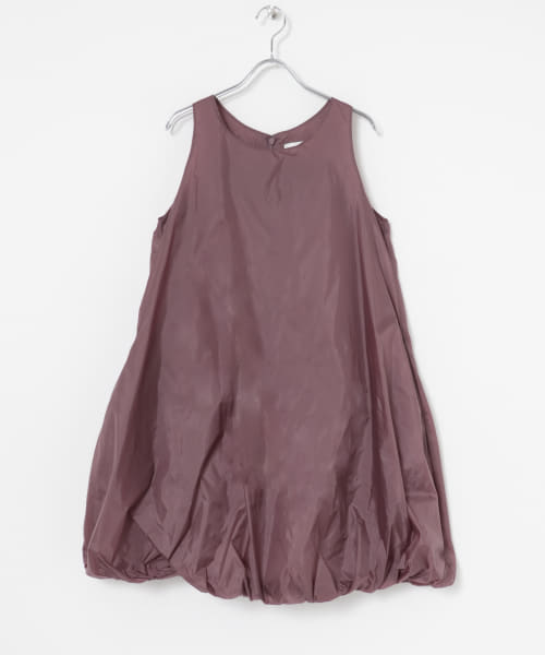 AMOMENTO　NYLON VOLUME MINI DRESS