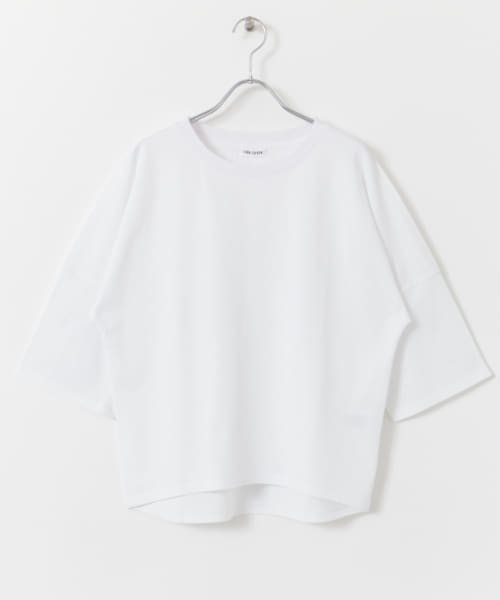 FORK&SPOON　ハイツイストコットンワイドTシャツ
