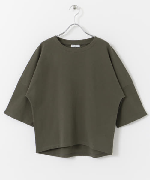 FORK&SPOON　ハイツイストコットンワイドTシャツ