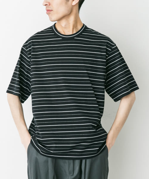 STILL BY HAND　Striped T-shirts