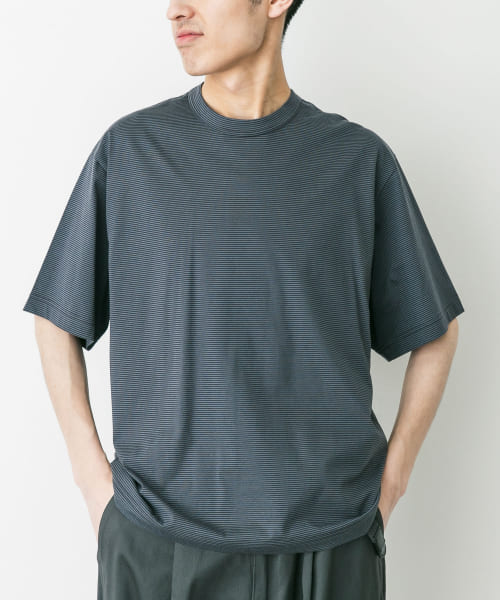 STILL BY HAND　Striped T-shirts
