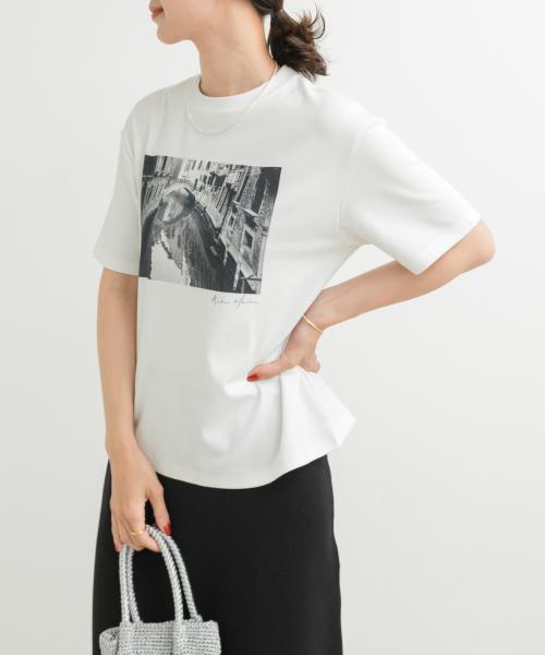フォトプリント半袖Tシャツ