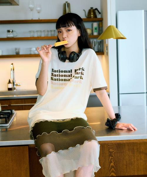 PARKS PROJECT　Gradation Print Ringer S/S Tee