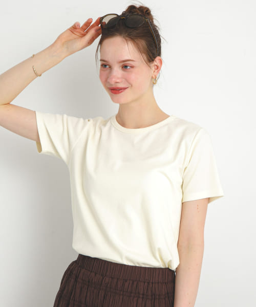 オーガニックコットンコンパクトスムースTシャツ