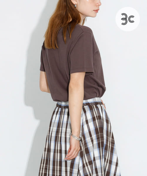 オーガニックコットンコンパクトスムースTシャツ