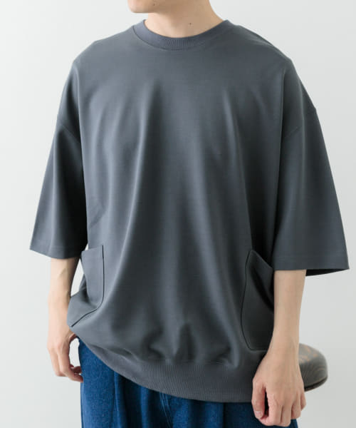 サイドストレージ半袖ポンチTops