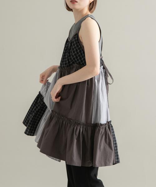 [KBF][パッチワークミニキャミワンピース]