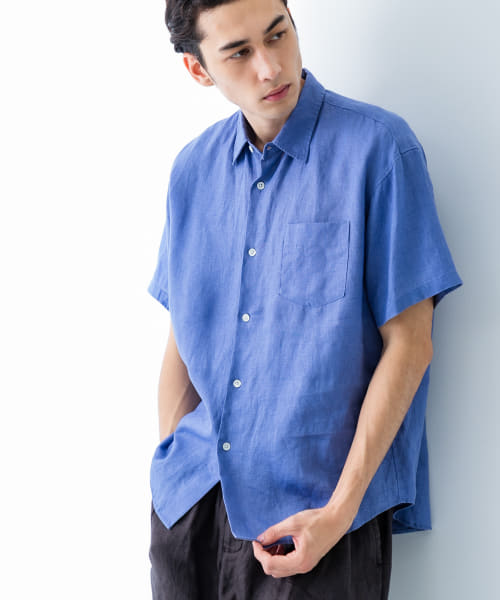LINEN SHORT-SLEEVE SHIRTS