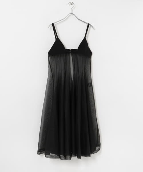 ODAKHA　sheer circular knit dress
