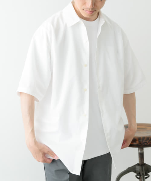 抗菌防臭ブロードショートスリーブシャツ