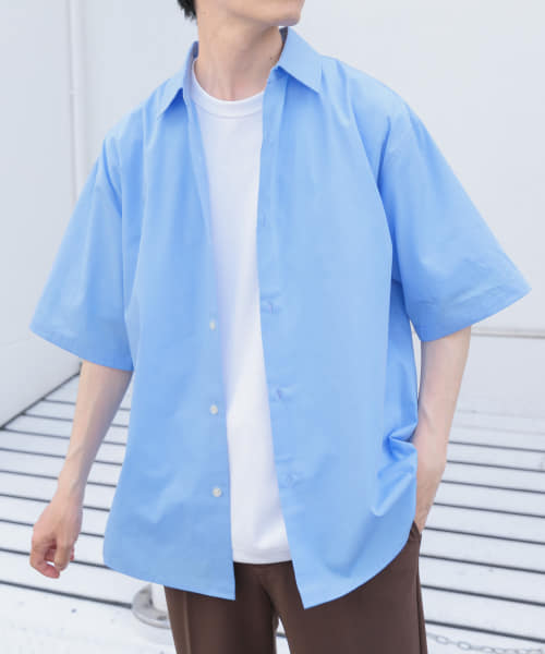 抗菌防臭ブロードショートスリーブシャツ