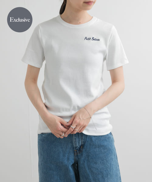 『別注』PETIT BATEAU×DOORS　embroideryt-shirts1