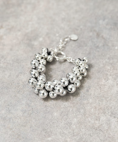 in mood　KNIT BALL bracelet