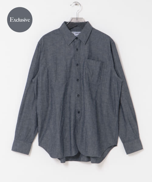 『別注』LE VETEMENT ATLANTIQUE×UR　シャンブレーシャツ
