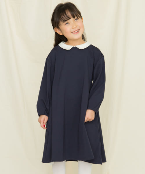 付け襟フレアワンピース(KIDS)
