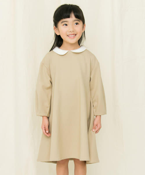 付け襟フレアワンピース(KIDS)