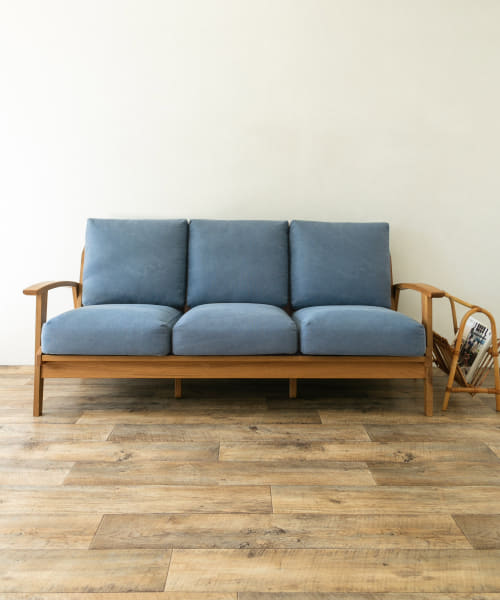 BOTHY Canvas Sofa 3P オーク無垢材
